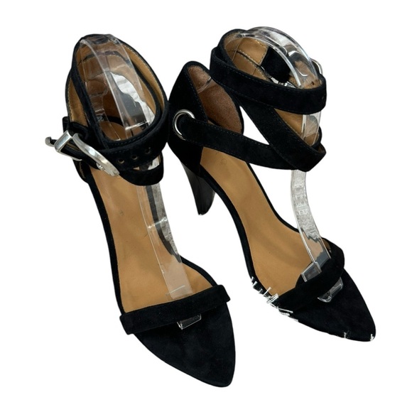 IRO NOUSSA SANDAL Black Suede Size 37/6.5 NWT - Picture 5 of 9